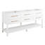 72" Robertson Double Bathroom Vanity Set with Rectangular Undermount Sinks-66647888-75247730-75247734