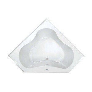 60'' x 60'' Soaking Acrylic Bathtub, White
