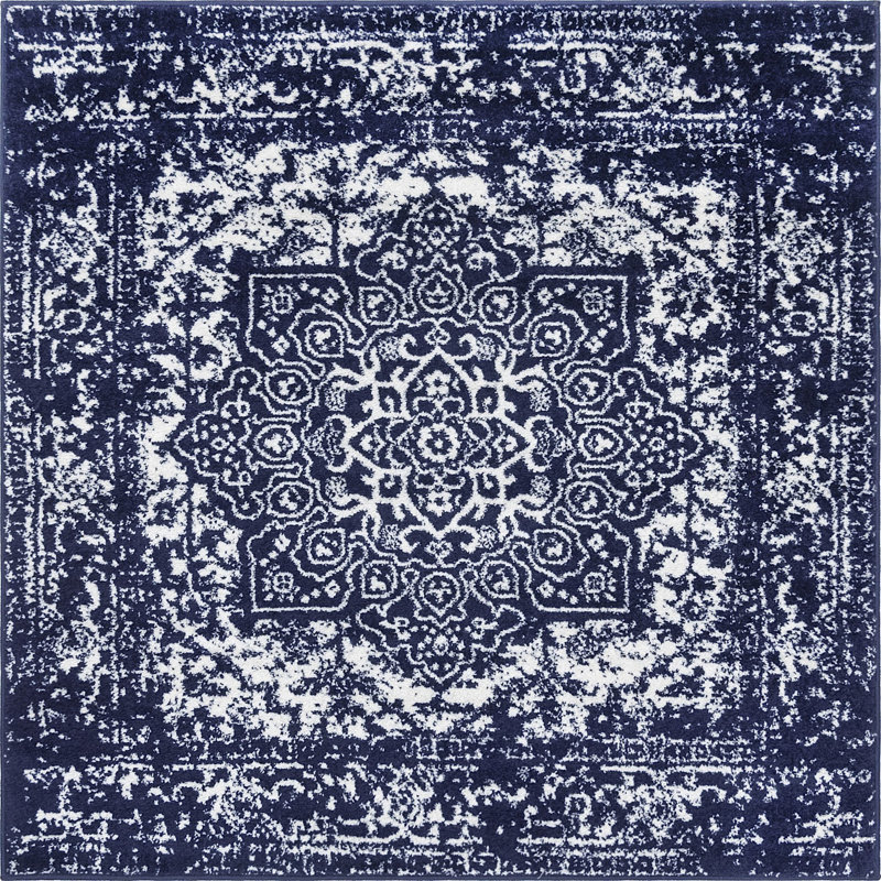 Endesha Oriental Indoor Rug, Square 5'