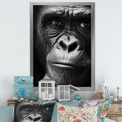 La matriarche gorille sur toile
