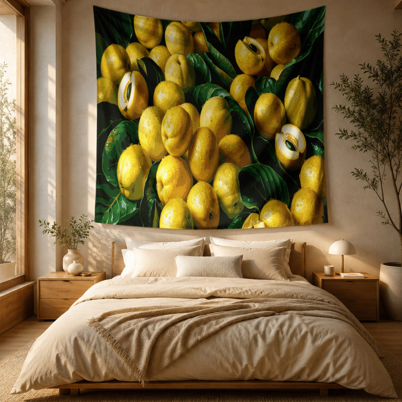 Tapisserie murale Fruit Abiu, 88 po x 104 po
