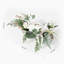 Arrangement floral rose et fougère en pot