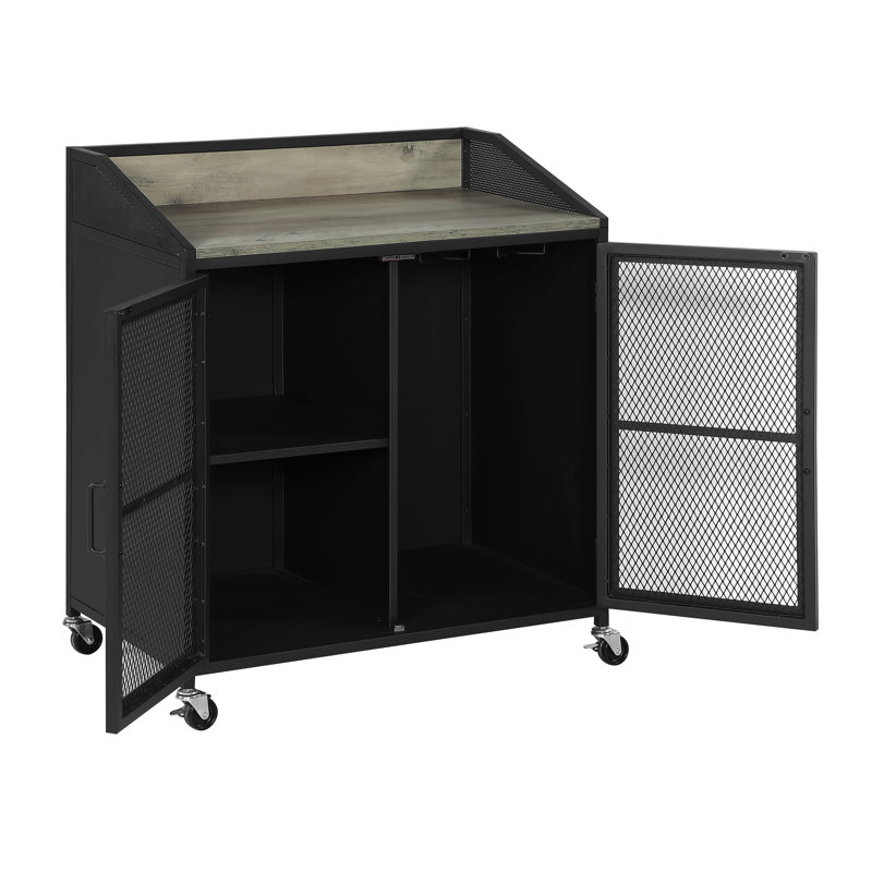 Sheene 30 " L Steel Bar Cabinet