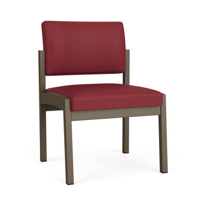 Lenox Steel Waiting Reception Armless Guest Chair Metal Frame