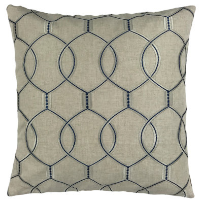 Rowena Geometric Reversible Throw Pillow