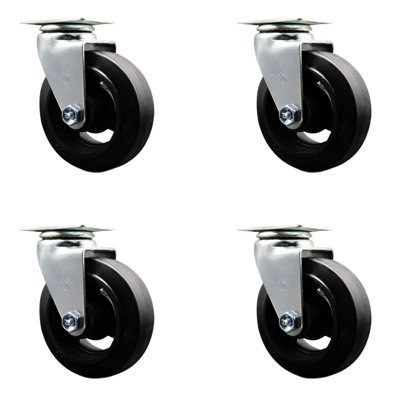 Rubber and Cast Iron Caster