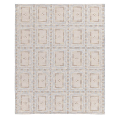 Scandinavian Wool Geometric Area Rug