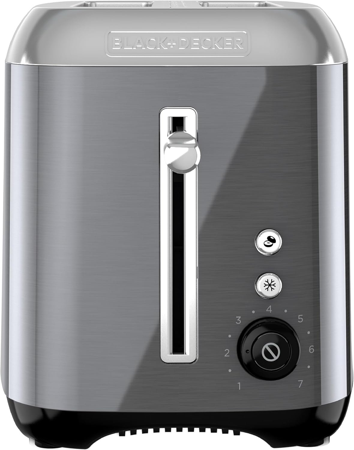 Push Button Toaster BLACK+DECKER 2-Slice Toaster With Extra Wide Slot Push-Button Functions ...