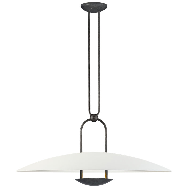 Ralph Lauren Cara 1 Light Small Pendant, Bronze, 47.75" H x 40" W x 40" D