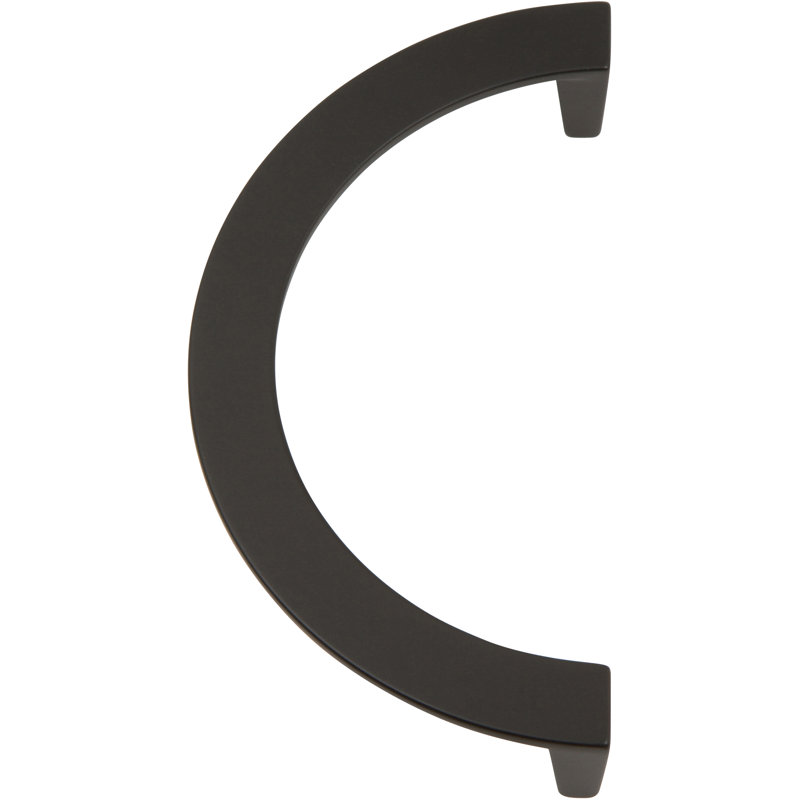 Roundabout 3" Center to Center Drop handle, Matte Black, 5 1/16"