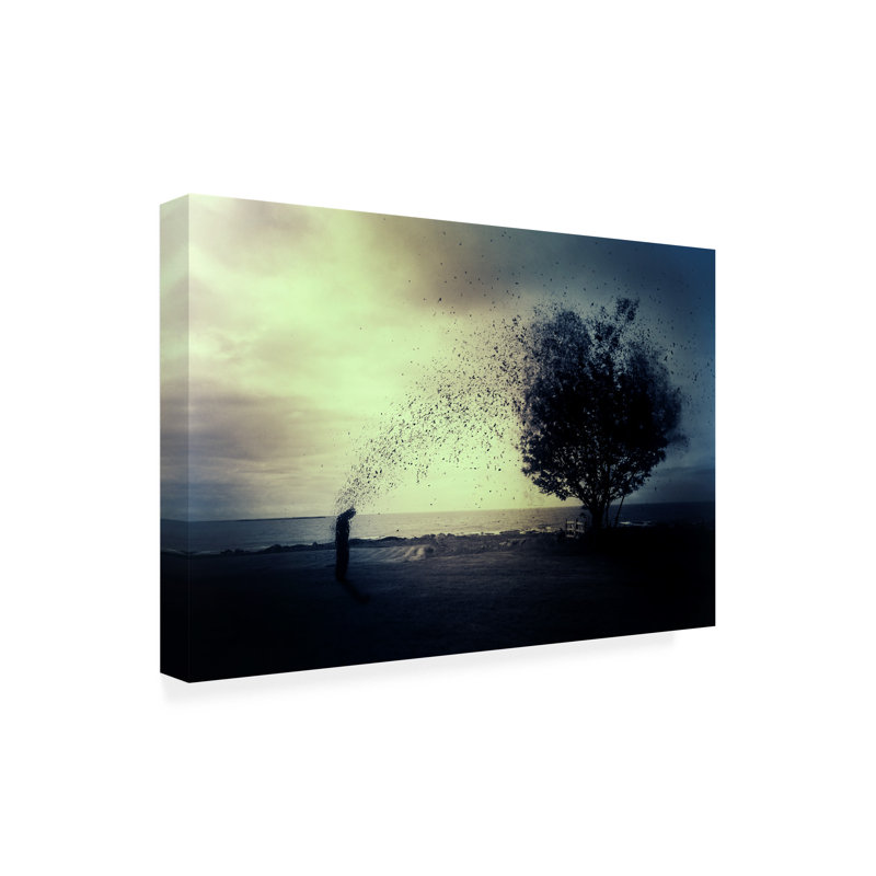 Œuvre d'art sur toile de John Colbensen, H 12 po x l 19 po