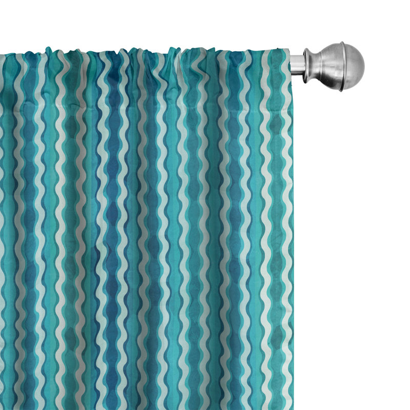 Rideaux à 4 panneaux East Urban Home, L 56 po x L 84 po