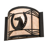 Horseshoe 1 - Light Flush Mounted Sconce