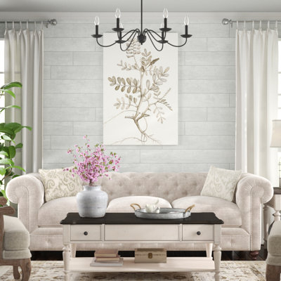 «Neutral Botanical Study VI», peinture sur toile
