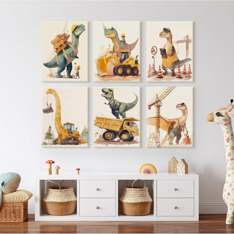 6 Piece Wrapped Canvas Print