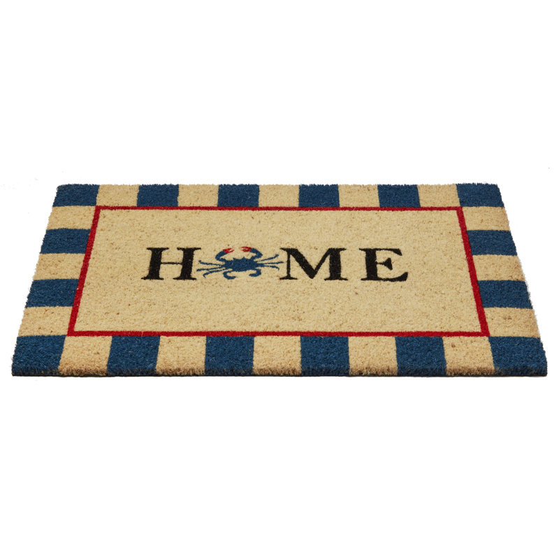 Home Crab Doormat 18x30