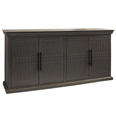 Points 4-Door Credenza - Smokey Grey