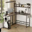 L-Shape Computer Desk 160cm x 50cm x 75cm with Adjustable Storage Rack-342269032-342269046