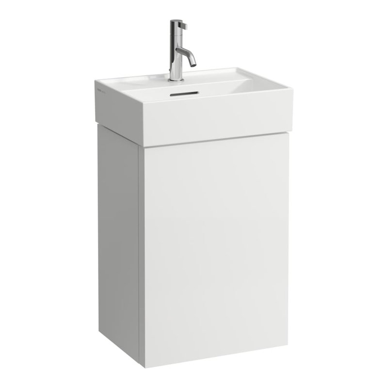 Kartell Laufen 18.7'' L Bathroom Sink, White, Single Hole Faucet
