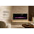 50 Inch Electric Fireplace Wall Mounted, Recessed/ Semi-Recessed Electric Fireplace Heater With Realistic 3-Sided Led Flame, 12 Flame Colors & 12 Ember Bed Colors, 750W/1500W, Remote Control, For Living Room, Bedroom-133320255