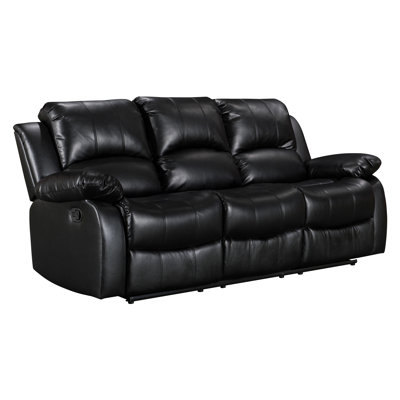 Shewmaker Faux Leather Reclining Sofa