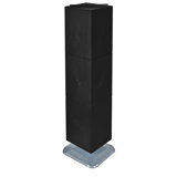 Four-Sided Pegboard Tower Floor Display on Revolving Base. Spinner Rack Stand. Panel Size: 14"W x 60"H