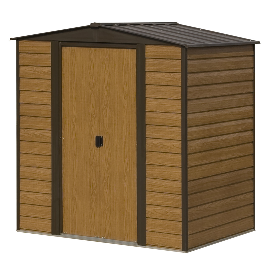 Rowlinson Woodvale Metal Apex Shed 6x5