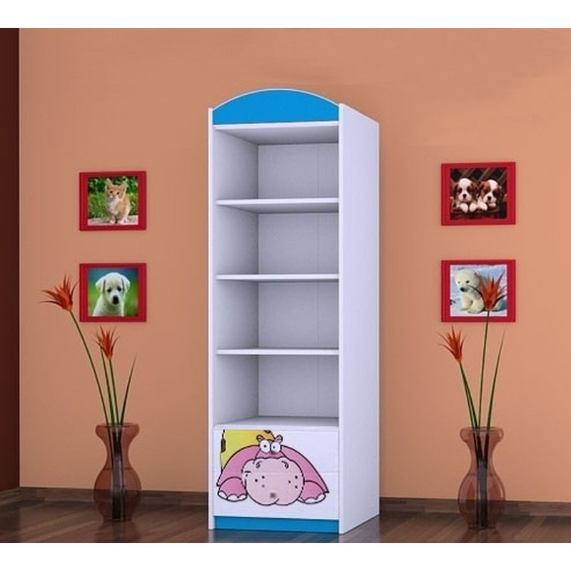 Lankford 1 Door Wardrobe, Blue