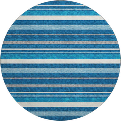 Premium Machine Washable Prisco Denim Rug