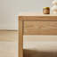 Table basse en bois de frêne massif-105858497