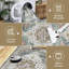 Tapis lavable rétro - Tapis antidérapant, antidérapant, pliable et patiné pour cuisine, entrée, salle de bain, brun / vert.-940949926