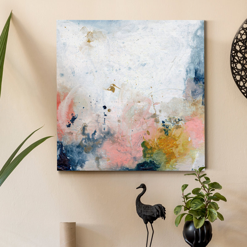 « Pastel Fantasy IV »-reproduction sur toile tendue, H 16 po x l 16 po x P 1 po