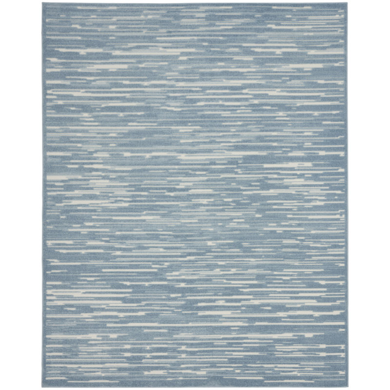 Tapis bleu 8 pi x 10 pi