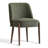Upholstered Solid Wood Back Side Dining Chair-1962625887