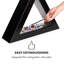 Gizeh Klarstein 47cm W Black Bio-Ethanol Stove