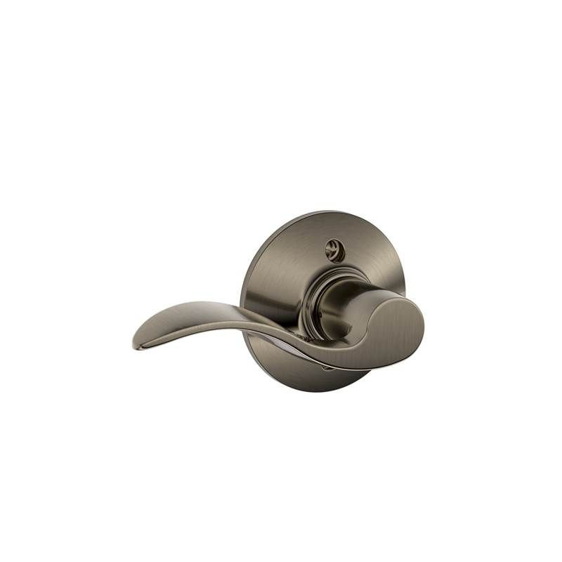 Accent Inactive Interior Lever Dummy Entry Set (Exterior Portion Sold Separately), Antique Nickel, Right
