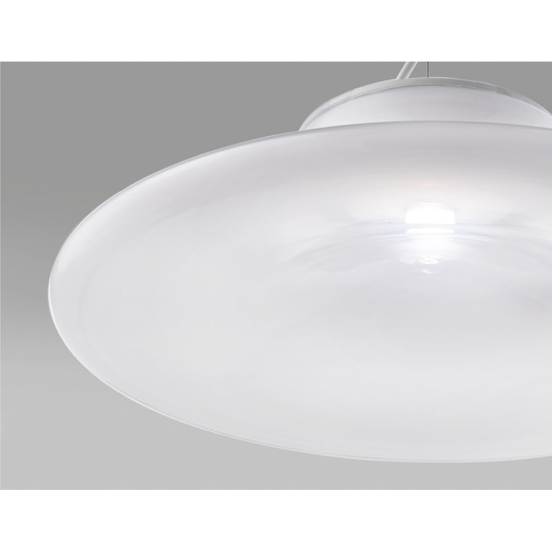 Incanto Suspension 2 White Shaded Matt White 1 L3203 Ul, 2700 Kelvins