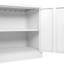 Hilliard Metal Storage Cabinet with Lock, 2 Doors,  1 Shelf Storage Cupboard for Files, Tools-35991058-35991060
