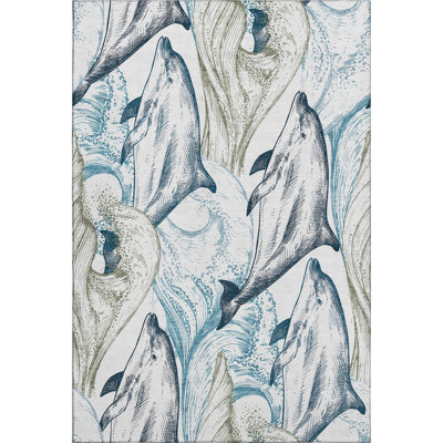 Premium Machine Washable Brayant AMF155 Ivory Rug