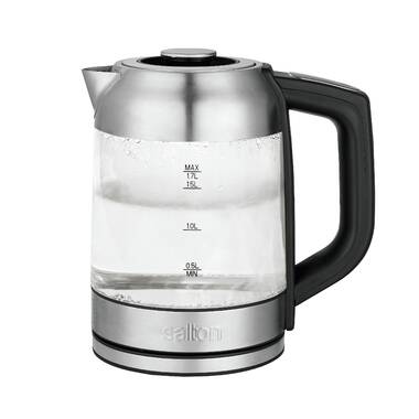 LUXESIT Electric Kettle With Thermometer Stainless Steel 1.5L