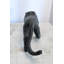Décoration de résine de panthère perlée en cristal noir 29 po x 5 po x H 7 po