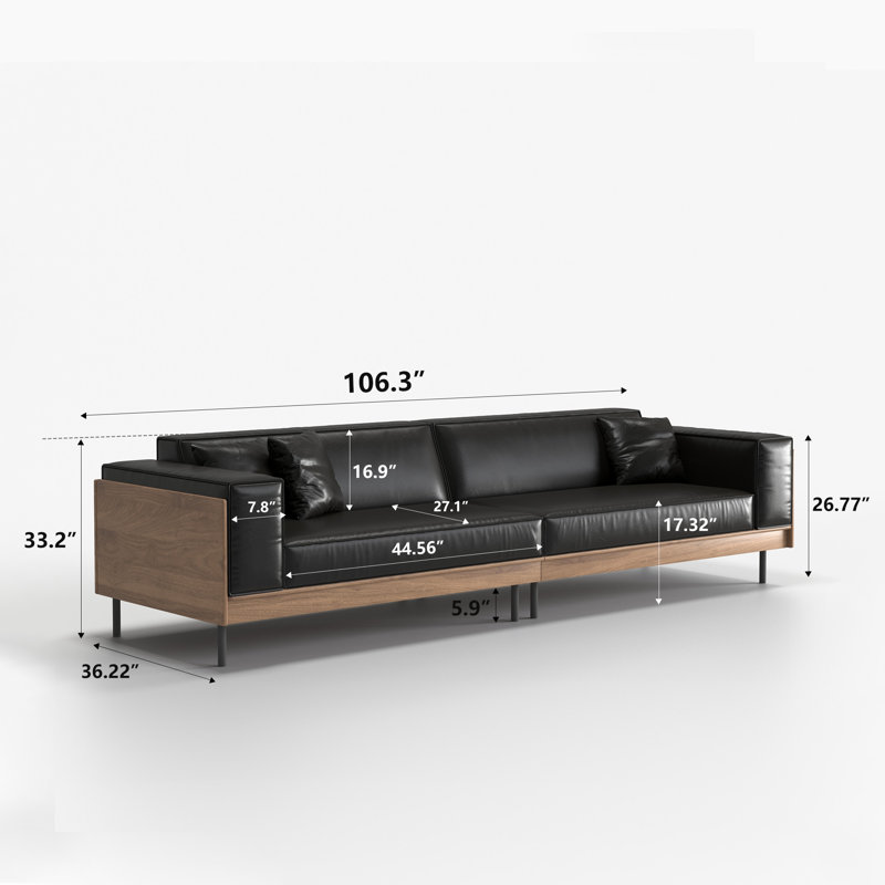 Canapé 106,3 po Mid-Century