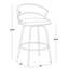 Tabouret de comptoir en métal 26 po avec repose-pieds rond Loehr-129937256-100480872-100480873