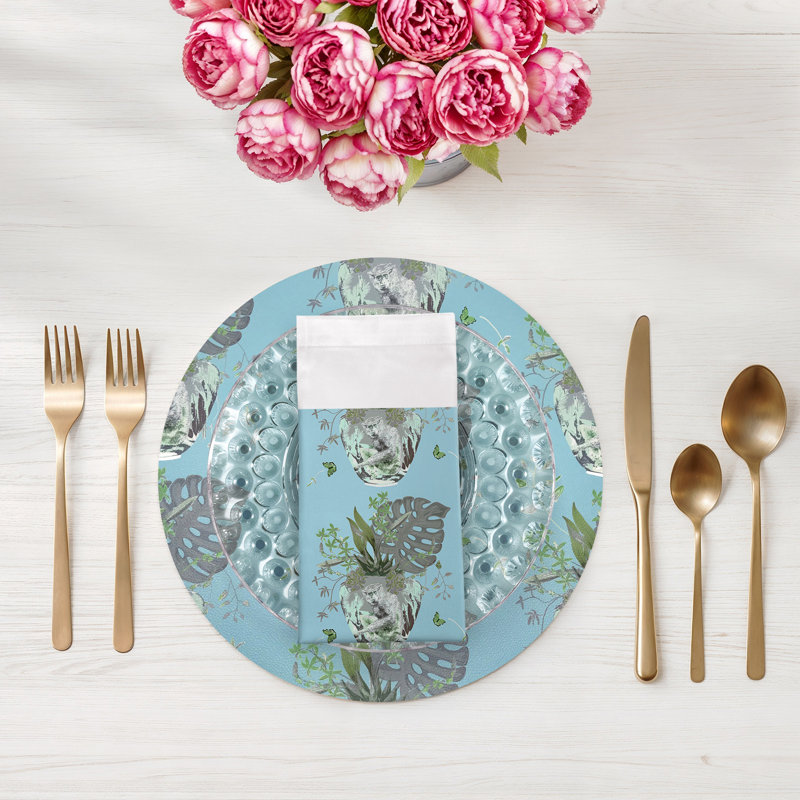 Monkey Jungle Cotton Sateen Dinner Napkins, Bedford