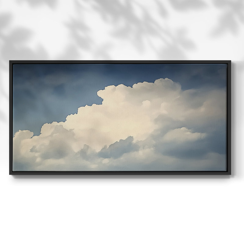 Série paysage - XCI - Toile tendue avec châssis encadré - Prêt à être accroché, Noir, H 21 po x l 41 po