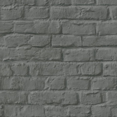 The Loft Collection Brick Effect Wallpaper Roll