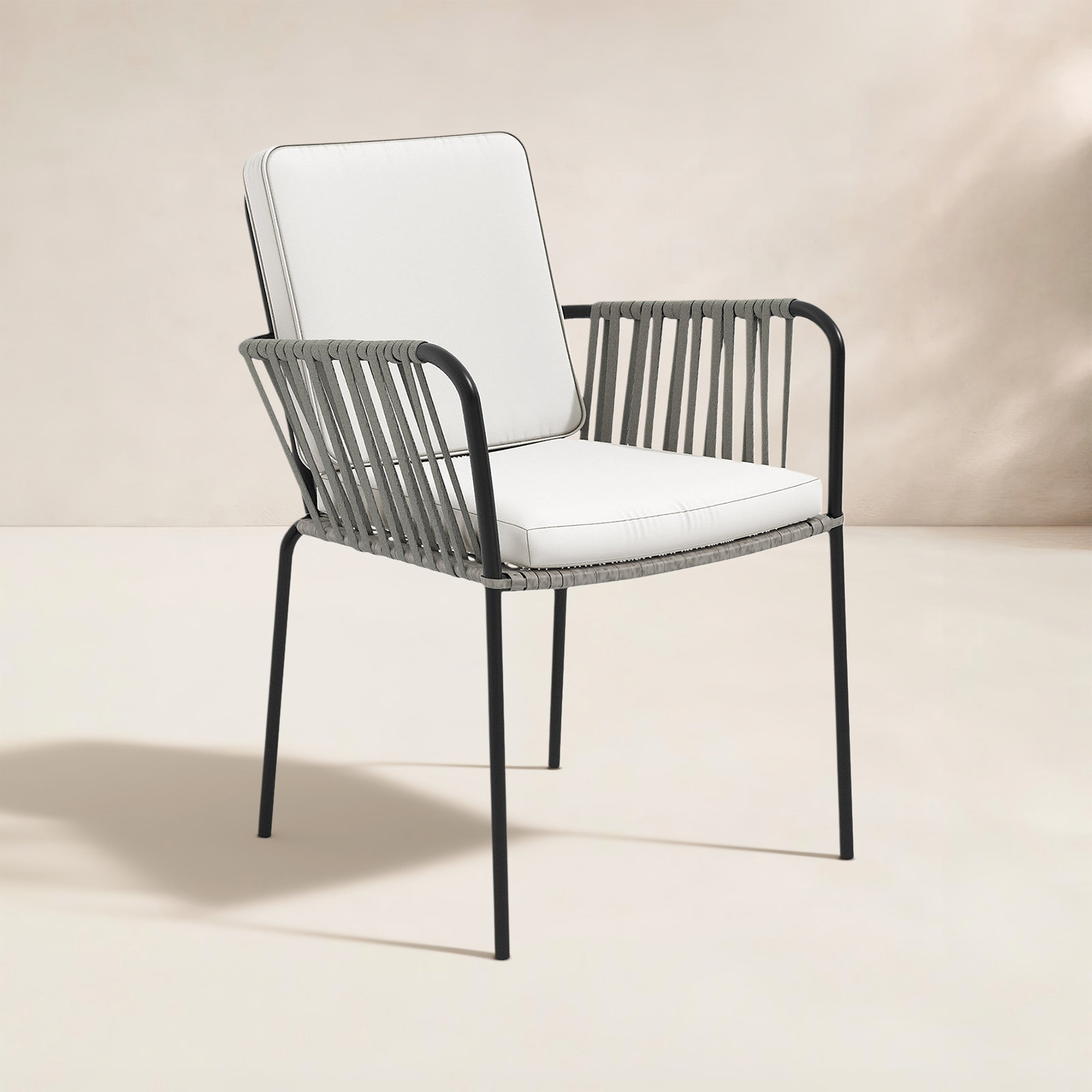 Edda Stackable Patio Armchair