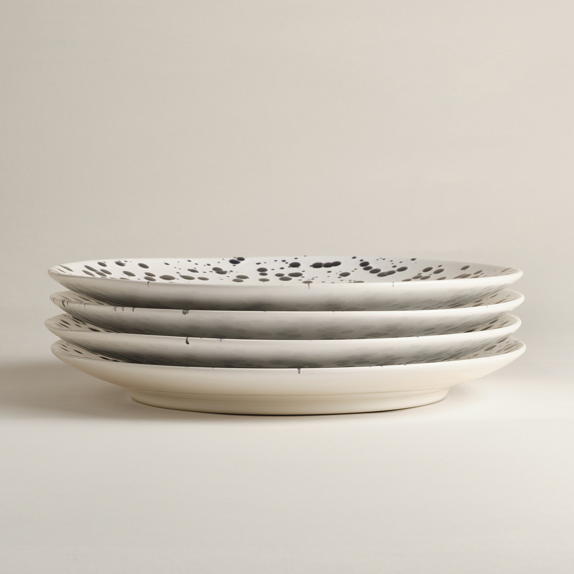 Year & Day Splatter Big Plates, Blue