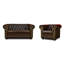 Canton Faux Leather Loveseat-33640656-117223334