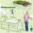 Denishia 6x3x3ft Galvanized Metal Raised Garden Bed with Greenhouse Cover-649293974-611207997